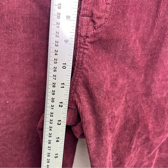 Gap maroon corduroy 70s Flare High Rise pants 18 34 - Picture 5 of 9